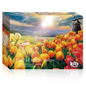 [하비스]직소퍼즐 명화 풍경 화사한 튤립 들판 1000피스 T-A10-1023
