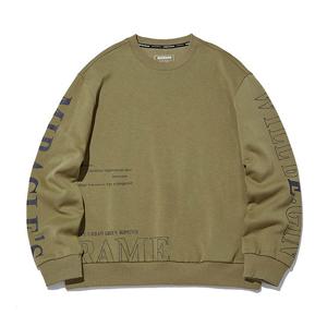 [인터크루]남성 소매아트웍맨투맨 ITW3TM02AOL (올리브)