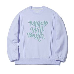 [인터크루]여성 레터링핀턱맨투맨 ITW1TM51ALA (라벤더)