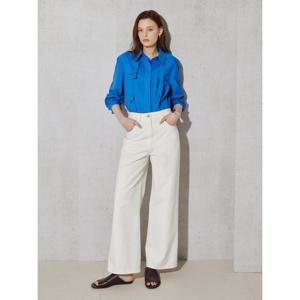 [아이잗컬렉션(피)]에센셜 레더 패치 스트레이트 팬츠 CS3A0SL271