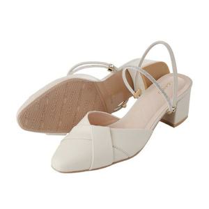 [엘칸토]경량 쿠션 투웨이 여성 슬링백 펌프스 2XWO77XB_GN