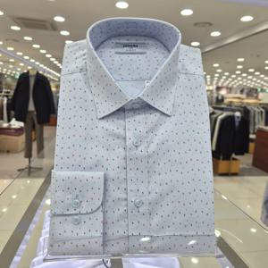 [레노마셔츠]긴소매  스판 프린트 슬림셔츠 RNSSL0137AA_JJ