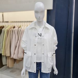 [나이스클랍]후드탈부착 프린트 점퍼 A262PWU303_DG_DG