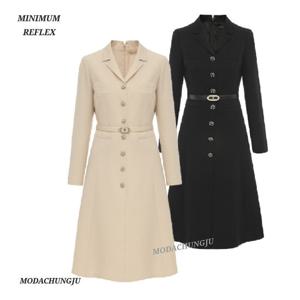 [미니멈]MD 카라 A 라인 원피스  MD MMZAAWO2070BK