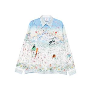 카사블랑카 셔츠 WAW25SH195 04EX L HIVER FLEURI