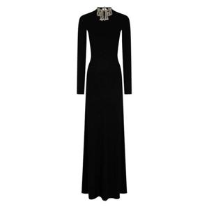 파코라반 미디 원피스 26PMRO246ML0334 P001 BLACK