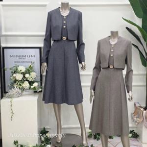 [미니멈]MD 레이어드 플레어원피스 MD MZDGWO0930MG1_CJ