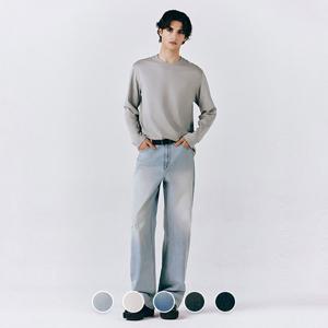 [지오다노]남성 베기 와이드 청바지 115544