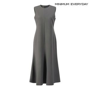[미니멈][미니멈 에브리데이]클래식 페미닌 민소매 롱 원피스 (EC1OW007D)