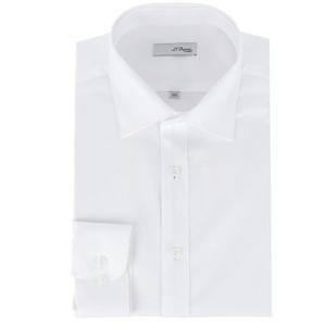 [에스티듀퐁(셔츠)]화이트  삼색테잎포인트 긴팔 슬림핏셔츠 SE6SM21LS307SWH