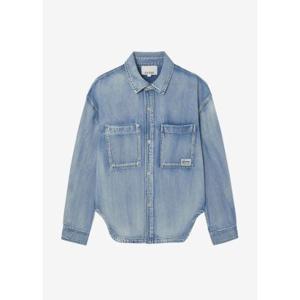 [게스]공용 루즈핏 데님셔츠(MQ6D7275_LBL)