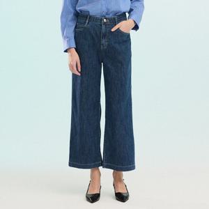 [요하넥스]워시드 세미와이드 밴딩 데님팬츠 GZ6A3P501