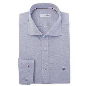 [에스티듀퐁(셔츠)]26하절기룩 네이비 와이드카라 슬림핏셔츠 SE6SM21LS318SNY