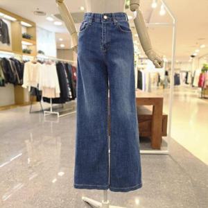 [멜로디가든]M26S2P121_허리안밴드와이드데님팬츠