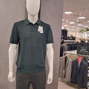 트레몰로 HC09 그린 여름 반팔 니트 TRNBS6M2411