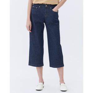 헤지스 여성 25SS 스테디셀러네이비 워싱 면 혼방 데님 팬츠 WSPA5BC81N2