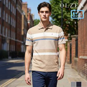 [올젠] 컬러포인트 반팔 카라 티셔츠 (ZOE2TT1305)