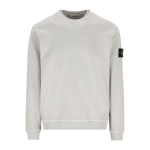 스톤아일랜드 배지 패치 오버록 스티칭 크루넥 맨투맨 L1S15610