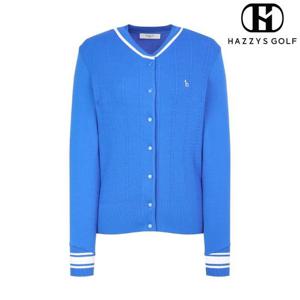 헤지스골프  (HWSW6A215) 여성 라운드넥 꽈베기 가디건