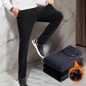 [다잇템]남성 기모바지 허리밴드 오피스룩 팬츠 (30877966A)