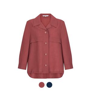 [꼼빠니아][꼼빠니아] 밑단 스트링 언발 셔츠_CADU6-WRC210