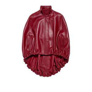 발렌시아가 가죽 자켓 871813 TUS126500 Purple