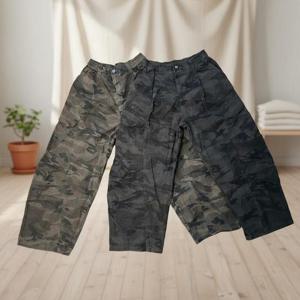 [다잇템]남성 건빵 카모 커브드 넓은 팬츠 (46716293)