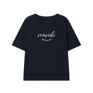 [꼼빠니아][꼼빠니아] 베이직 레터링 반팔 티셔츠_CADU5-WKS170