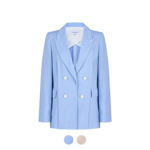 [꼼빠니아][꼼빠니아] 허리 스트링 린넨 더블 자켓_CADU4-WJK080