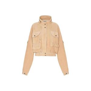 발망 포켓 스웨이드 봄버 재킷 GF0TFA85LB12