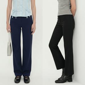 비욘드라이프 여성 스판 후크 일자 롱 슬랙스 1006849