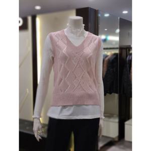 [트리아나]MARIO소고 AL1VA02 브이넥 니트조끼