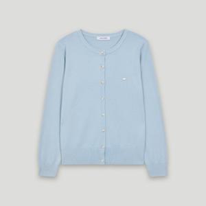 [코데즈컴바인]장식 포인트 라운드넥 니트가디건 CLA-CD002W2