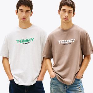 [공식][타미진스] 90S 컬러 블록 반팔 티셔츠 2종 택1 (T32G1TTO40TMT1)