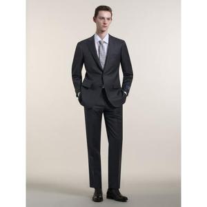 [갤럭시] [Prestige] 울 블럭체크 레귤러핏 수트 세트 - 애쉬 (GA6201P054) (PS001374994)