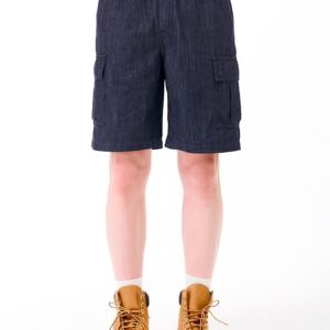 [체이스컬트]남성 풀밴딩 카고 5부 데님 팬츠 ECRK2641E044_JJ