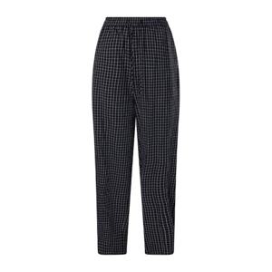 던스트 그리드 체크 드로스트링 파자마 슬랙스 UDPA6B121BK BLA