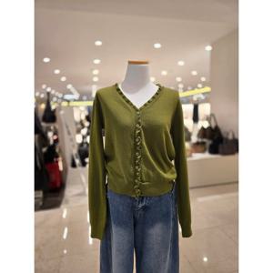 [에이비에프지]브이넥 프릴 가디건 AGNA5QY31G
