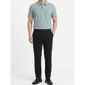 [바쏘옴므]26SS 남성 기본핏 반팔 카라넥 니트 BA2-TK96-AMT