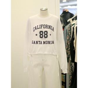 메종블랑쉬 세이브존03 르피타 캘리 스트링 크롭 라운드 티셔츠 AQL261BTS302A