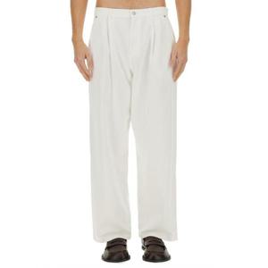 모스키노 스트레이트 팬츠 03330227 0001 WHITE