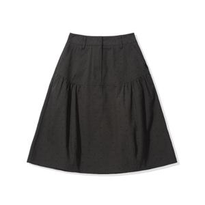 [코드그라피]코드그라피 도트 미디 스커트 차콜 CBFUWKK100CH