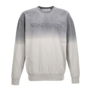 제이더블유앤더슨 로고 자수 옴브레 맨투맨 JW0191PG1632 929