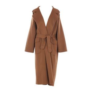 두산 와이드 라펠 플랩 포켓 벨티드 두산 코트 T9050D PALISSAN