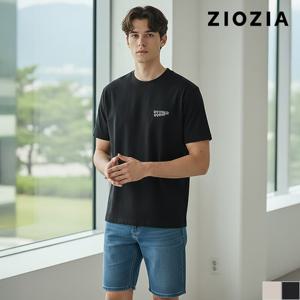 [지오지아] 남여공용 필독 콜라보 페이스 반팔 티셔츠 (ABE2TR3203)