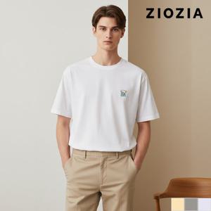 [지오지아] 남여공용 필독 콜라보 투데이 반팔 티셔츠 (ABE2TR3201)