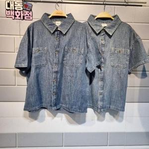 유솔대동백화점 DP01 데님 반팔셔츠 ULYC264Y1