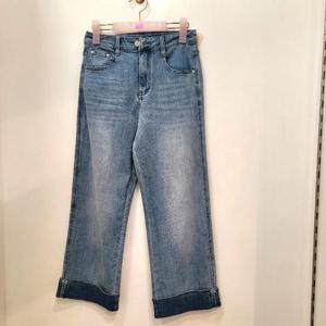 수스 HC07 롤업배색데님팬츠 S262BJE452