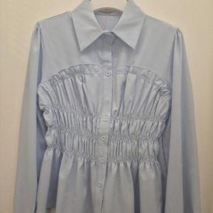 클리지 HC45 긴팔 주름 블라우스 CQ2WBL0261F