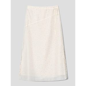 (356327WC30) [에잇세컨즈] 시어 프린트 스커트  아이보리